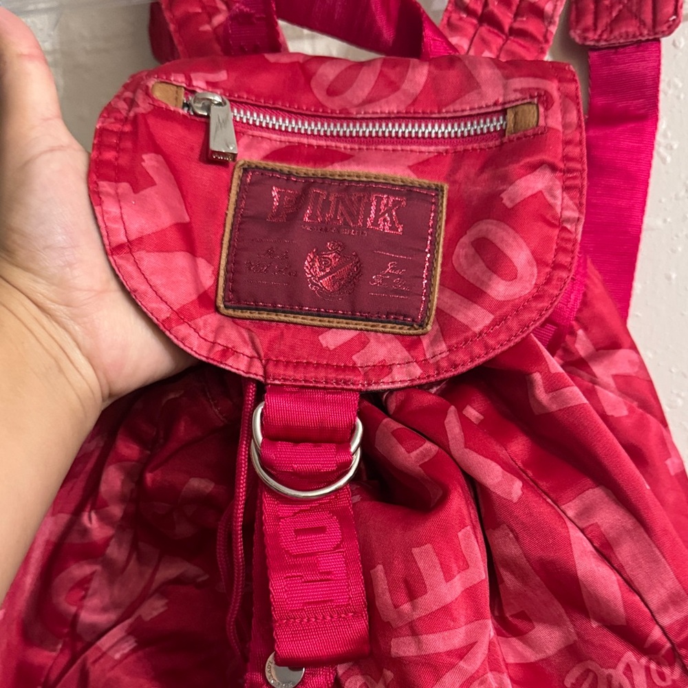 PINK Victoria's Secret Vibrant Pink Backpack - Picture 6 of 11